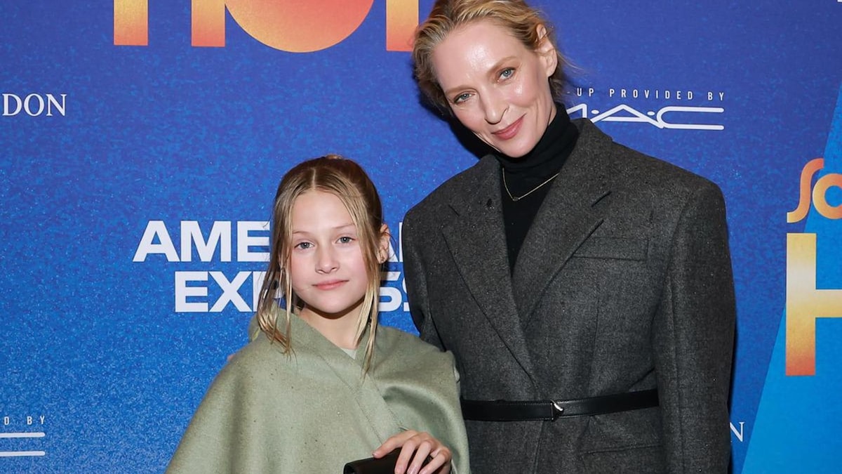 Uma Thurman makes rare red carpet appearance with 10yearold daughter Luna