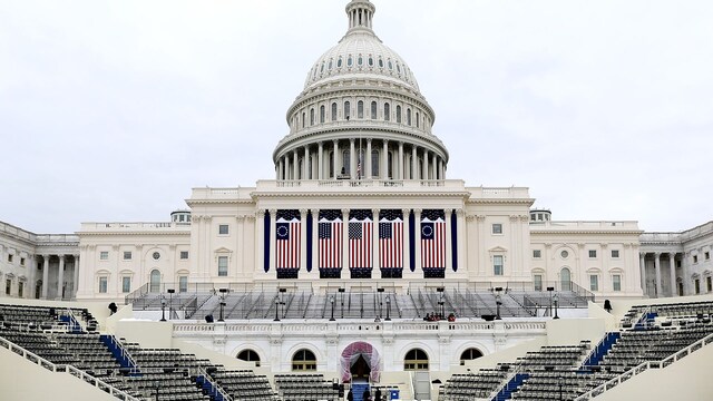 The U.S. Capitol is being prepared for Inauguration Day
