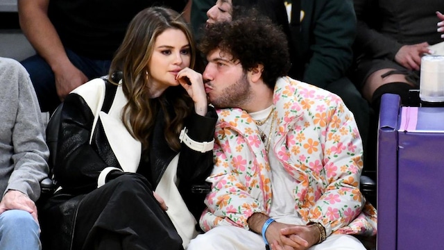 Celebrities At The Los Angeles Lakers Game