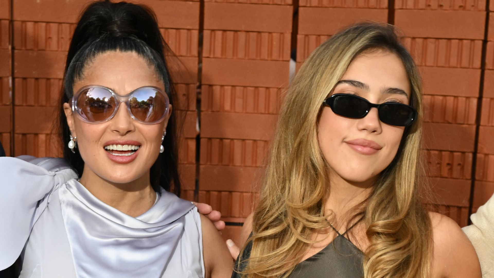 Valentina Pinault stuns in sleek satin skirt as she follows in mom Salma Hayek's footsteps