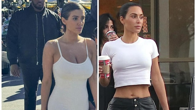Kim Kardashian and Bianca Censori