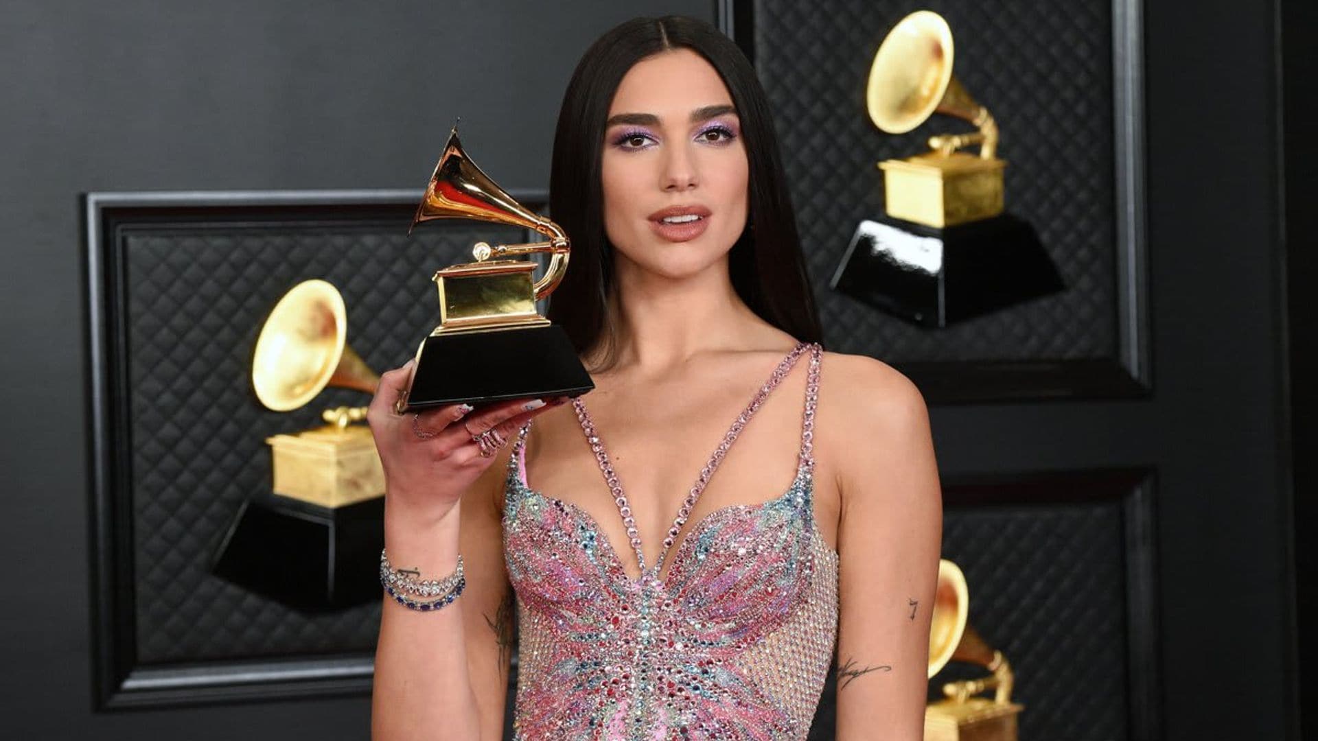 The Aurora Borealis inspired Dua Lipa’s 2021 Grammys red-carpet look