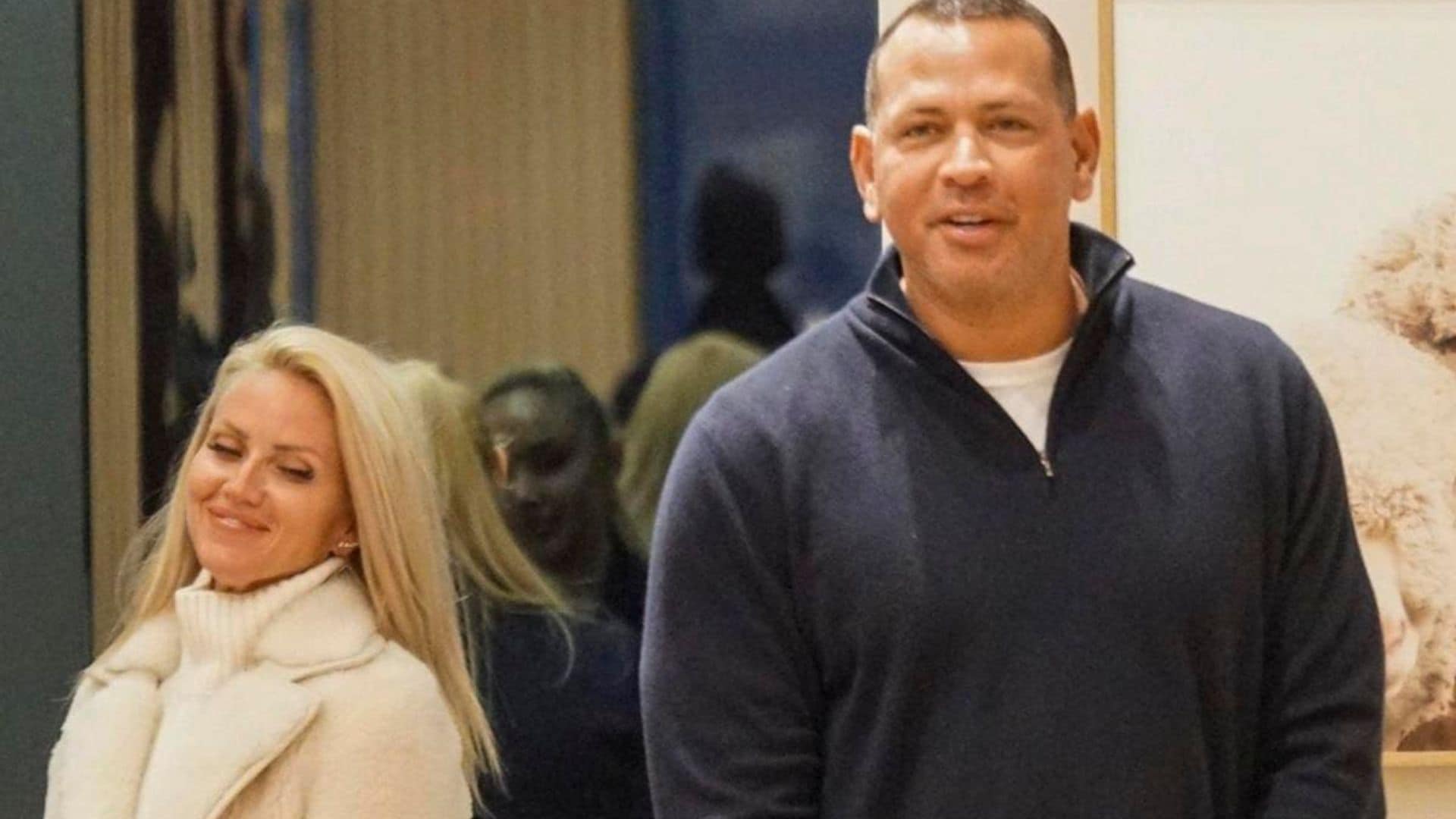 Alex Rodriguez shops arm and arm with Jac Cordeiro at Rodeo Drive