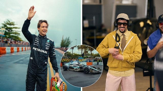 Bad Bunny and Esteban Gutiérrez just made Formula 1 history in Puerto Rico, at 200 miles per hour
