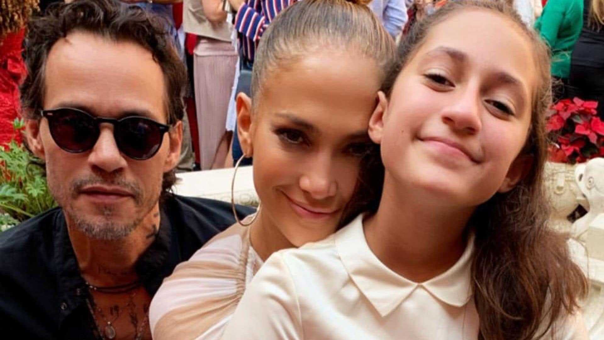 Marc Anthony and JLo are so proud as they watch ‘advent angel’ daughter Emme sing in Christmas show