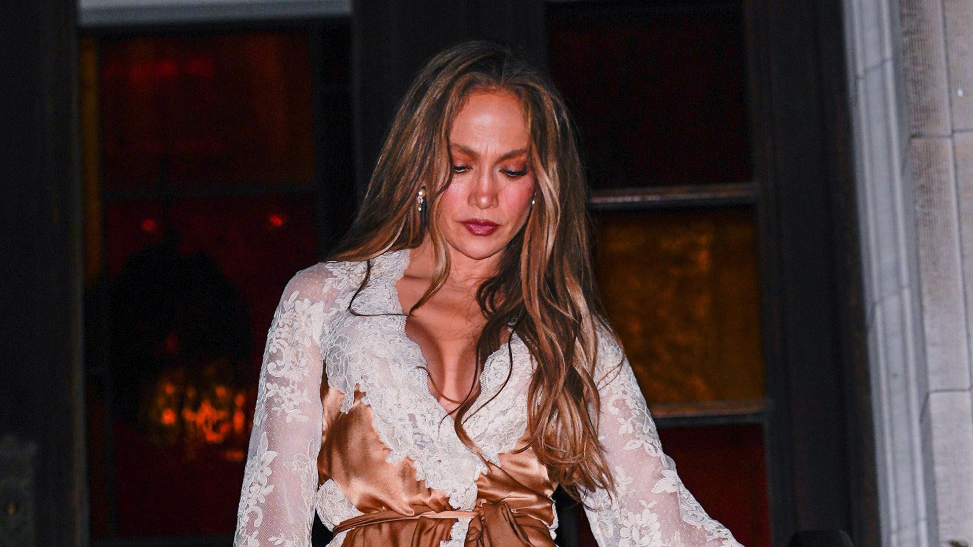Jennifer Lopez takes NYC: sexy silk robe dress and more fierce looks