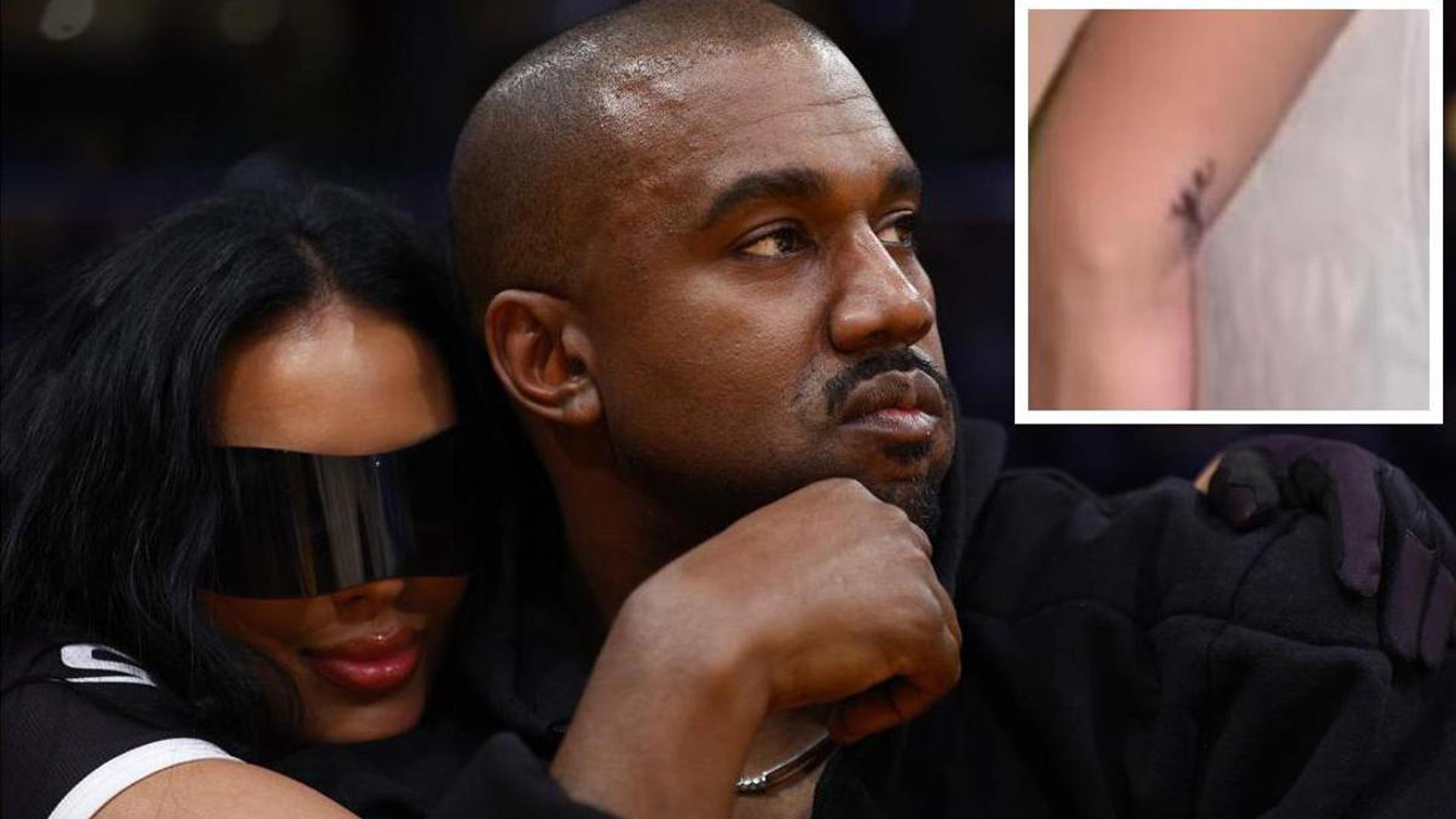 Chaney Jones follows in Pete Davidson’s footsteps and gets a Kanye West tattoo