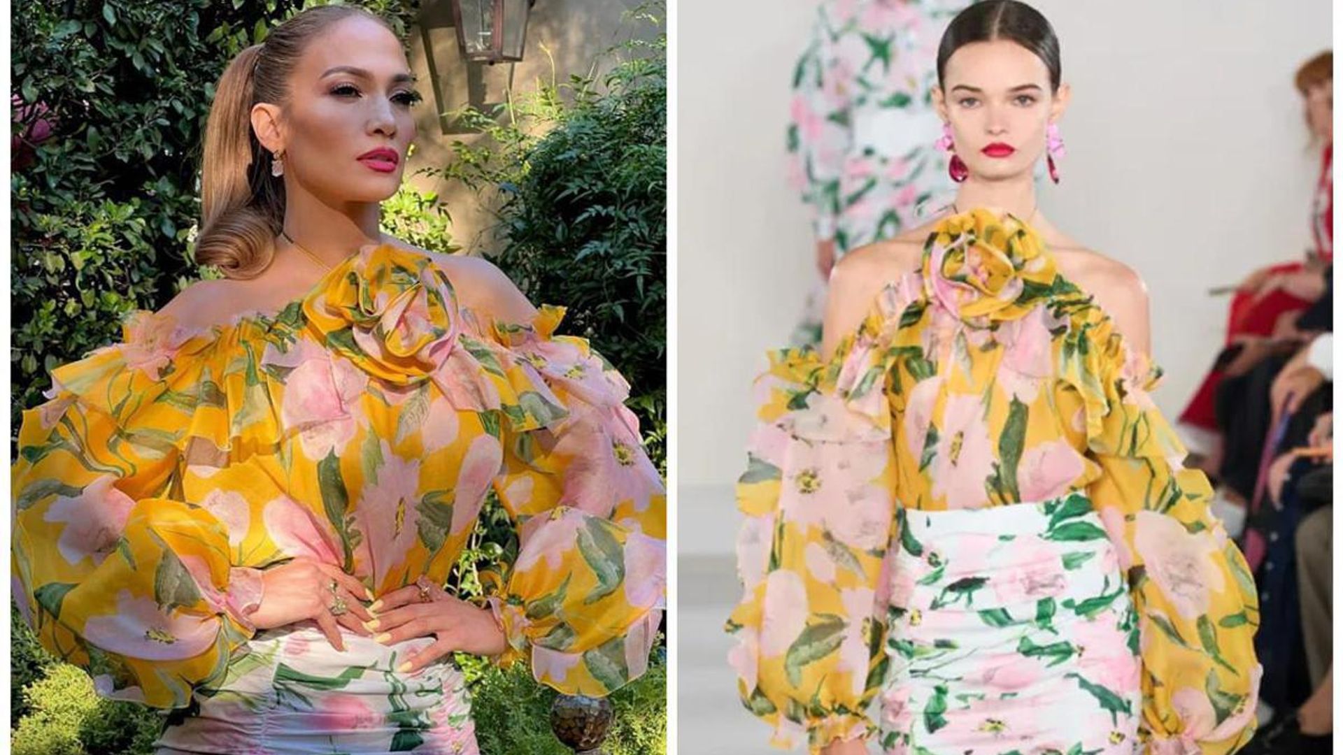 Jennifer Lopez and Isabel Preysler wear the same outfit
