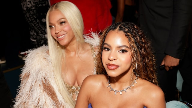 Beyonce and Blue Ivy Carter at The 67th Annual Grammy Awards