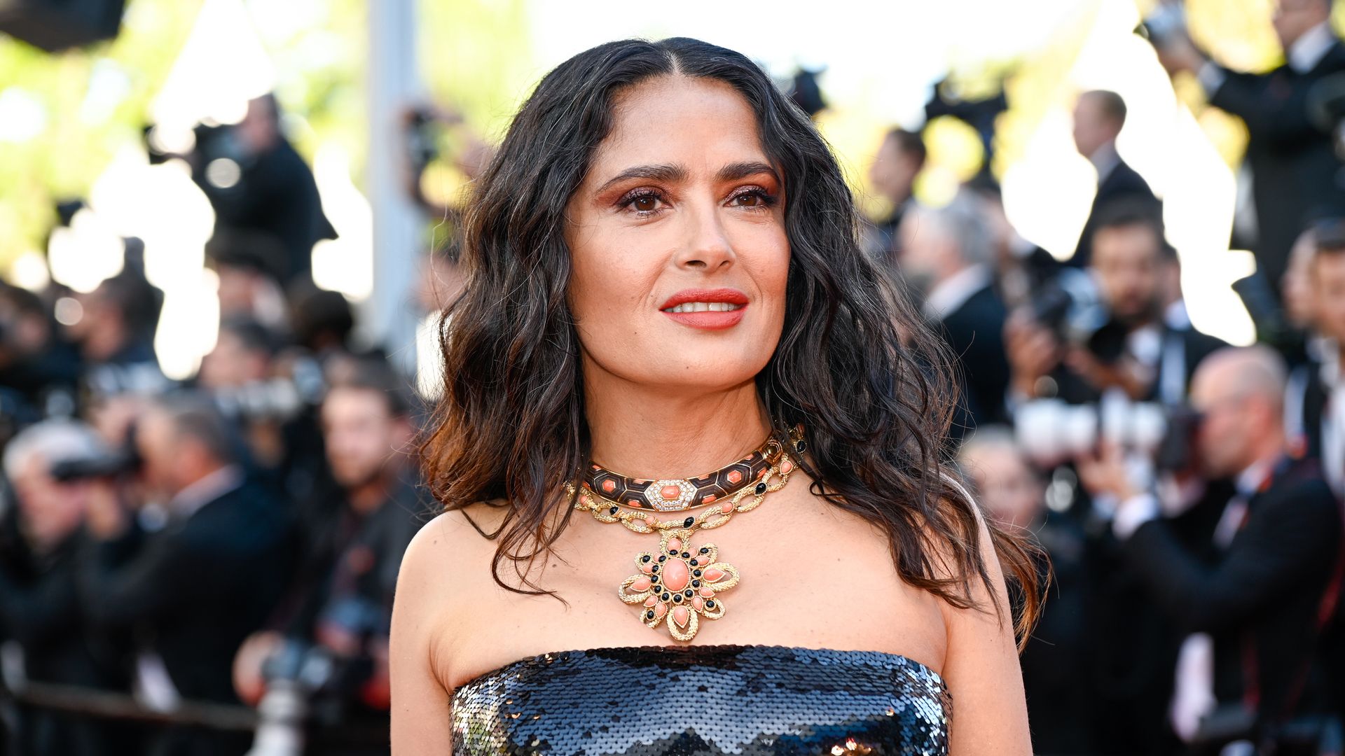 Salma Hayek reveals the secret to her incredible figure and youthful skin: Her latest bikini photoshoot