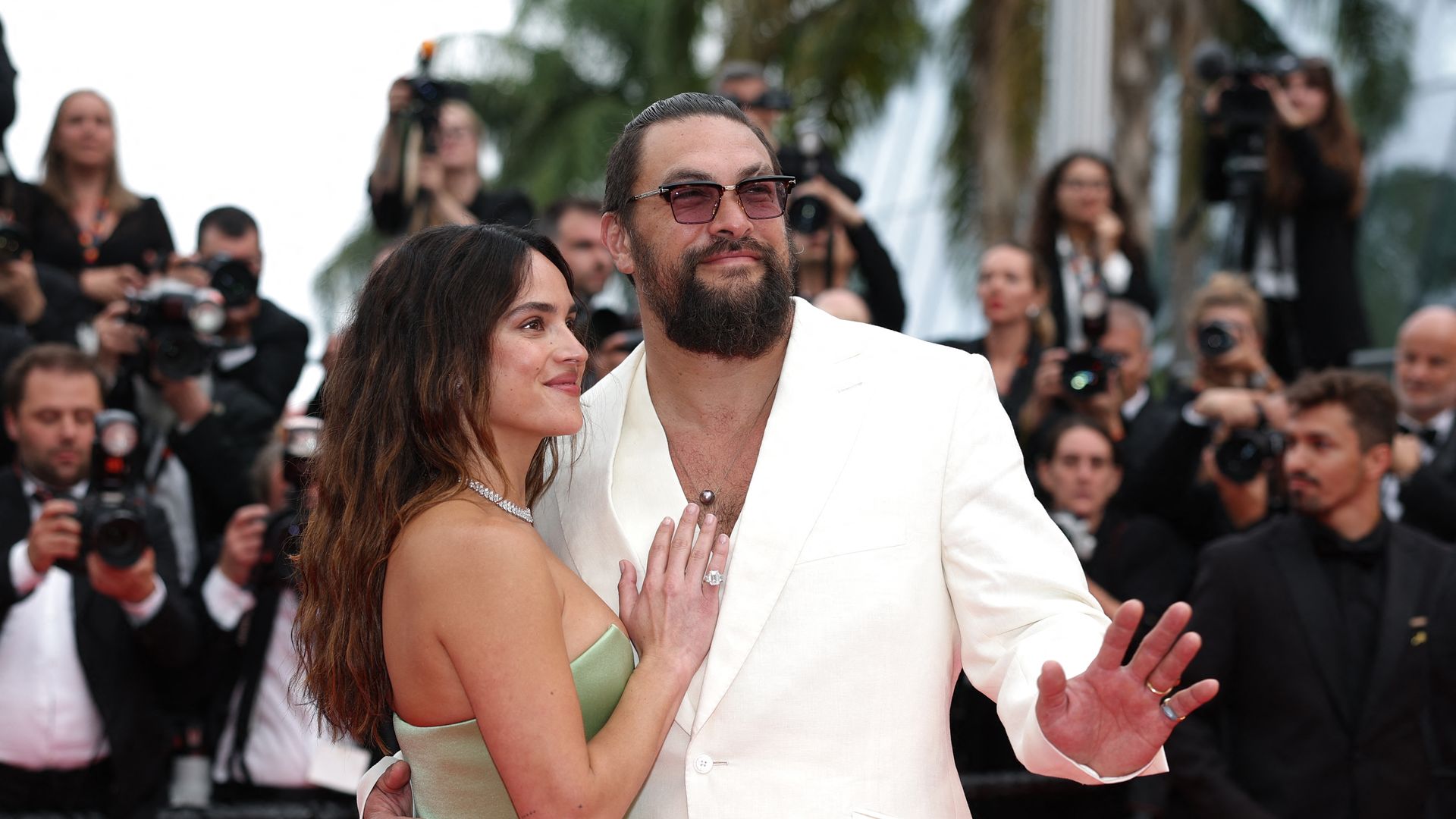 Jason Momoa shares the gift he gave his girlfriend's dad, Ricardo Arjona, when Adria Arjona introduced them