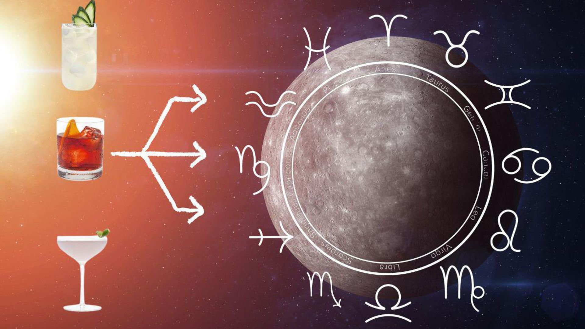Escape mercury in retrograde with these astrology-themed tequila cocktails