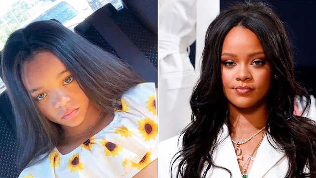 Rihanna and her mini me