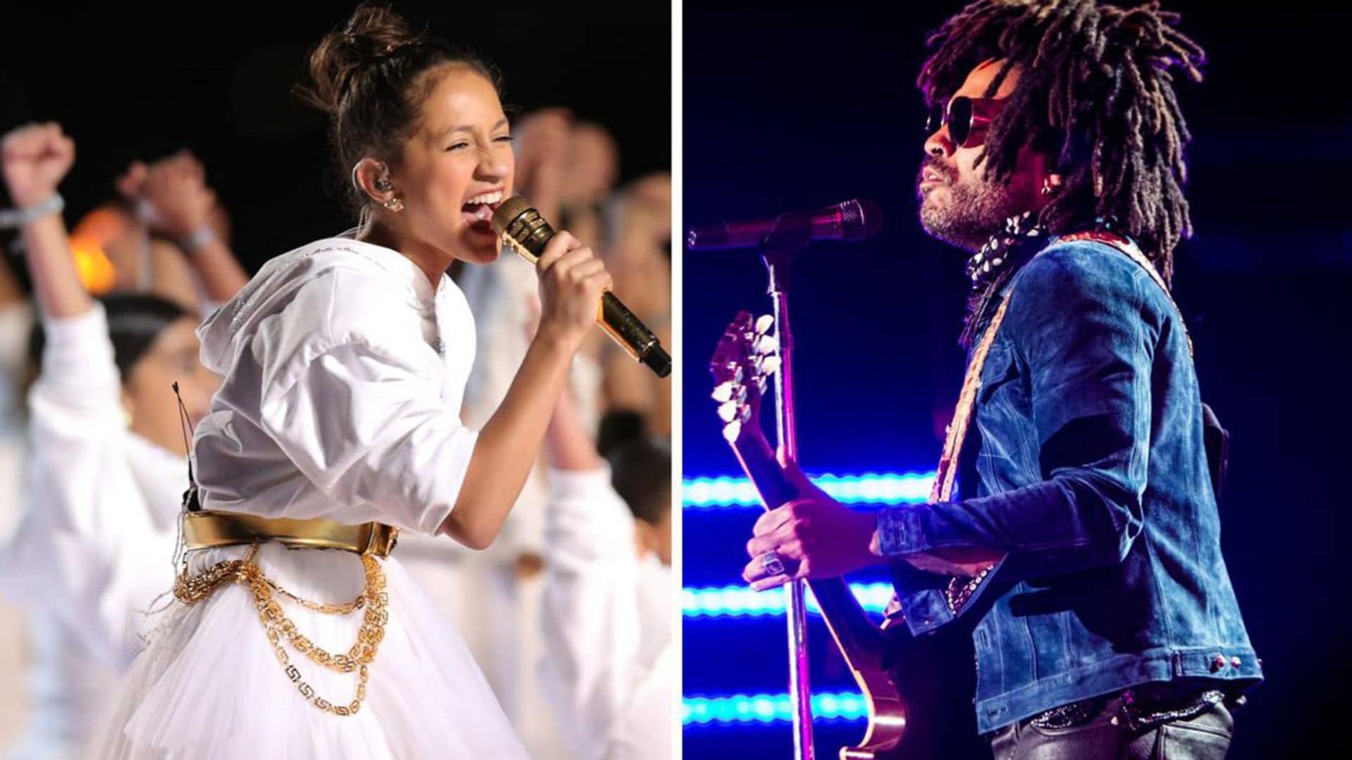 Jennifer Lopez’s daughter is taking guitar lessons with Lenny Kravitz!