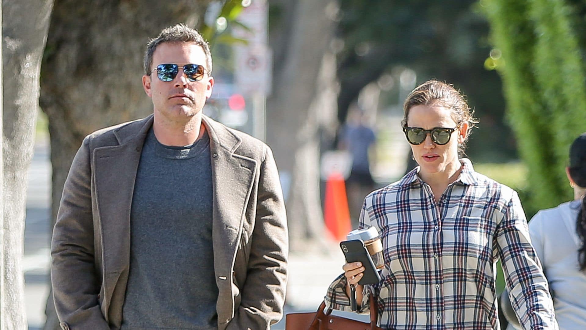 Jennifer Garner looks in high spirits as she visits Ben Affleck on his 52nd birthday