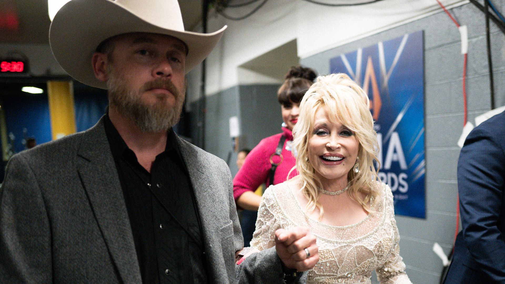 NASHVILLE, TENNESSEE - NOVEMBER 13: (FOR EDITORIAL USE ONLY) Dolly Parton backstage at the 53rd annual CMA Awards at Bridgestone Arena on November 13, 2019 in Nashville, Tennessee. (Photo by Robby Klein/Getty Images for CMA) 