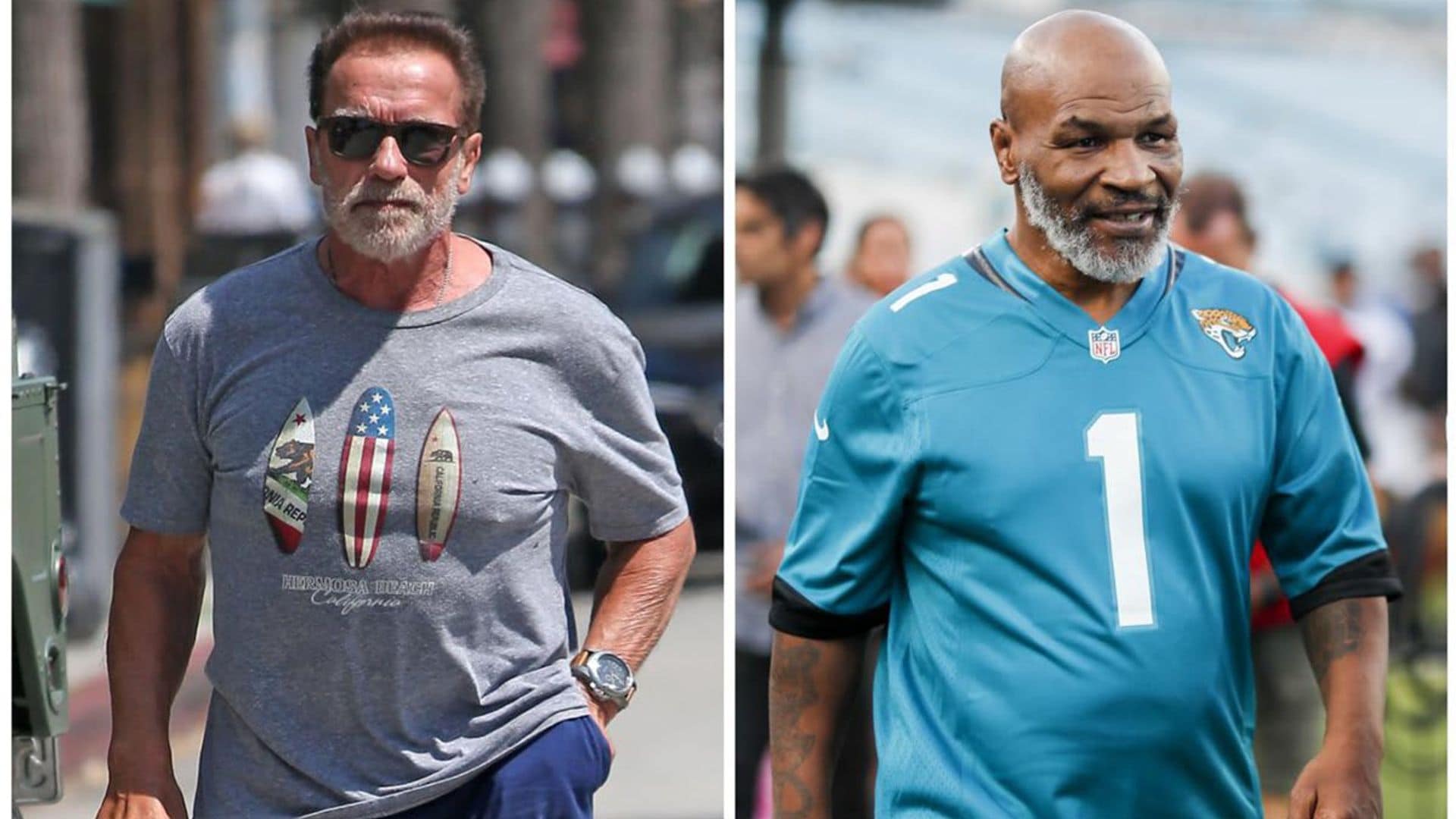 Arnold Schwarzenegger invites Mike Tyson to his Los Angeles mansion