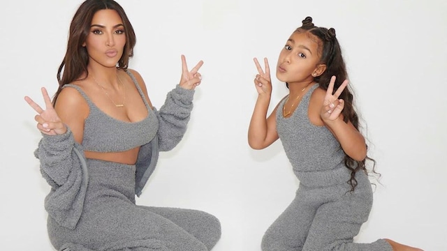 Kim Kardashian and North West