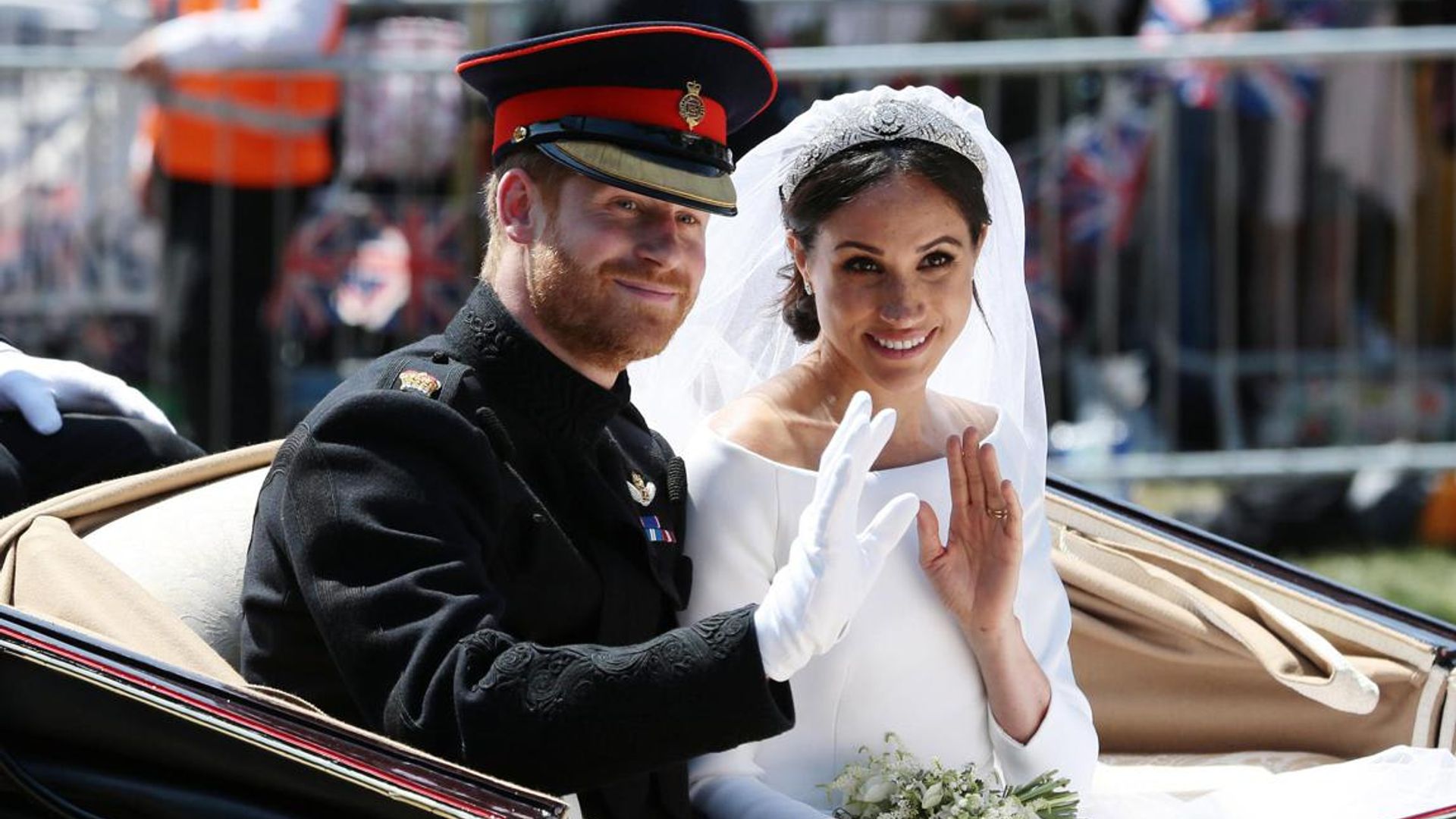 Meghan Markle and Prince Harry celebrate second wedding anniversary with baby news