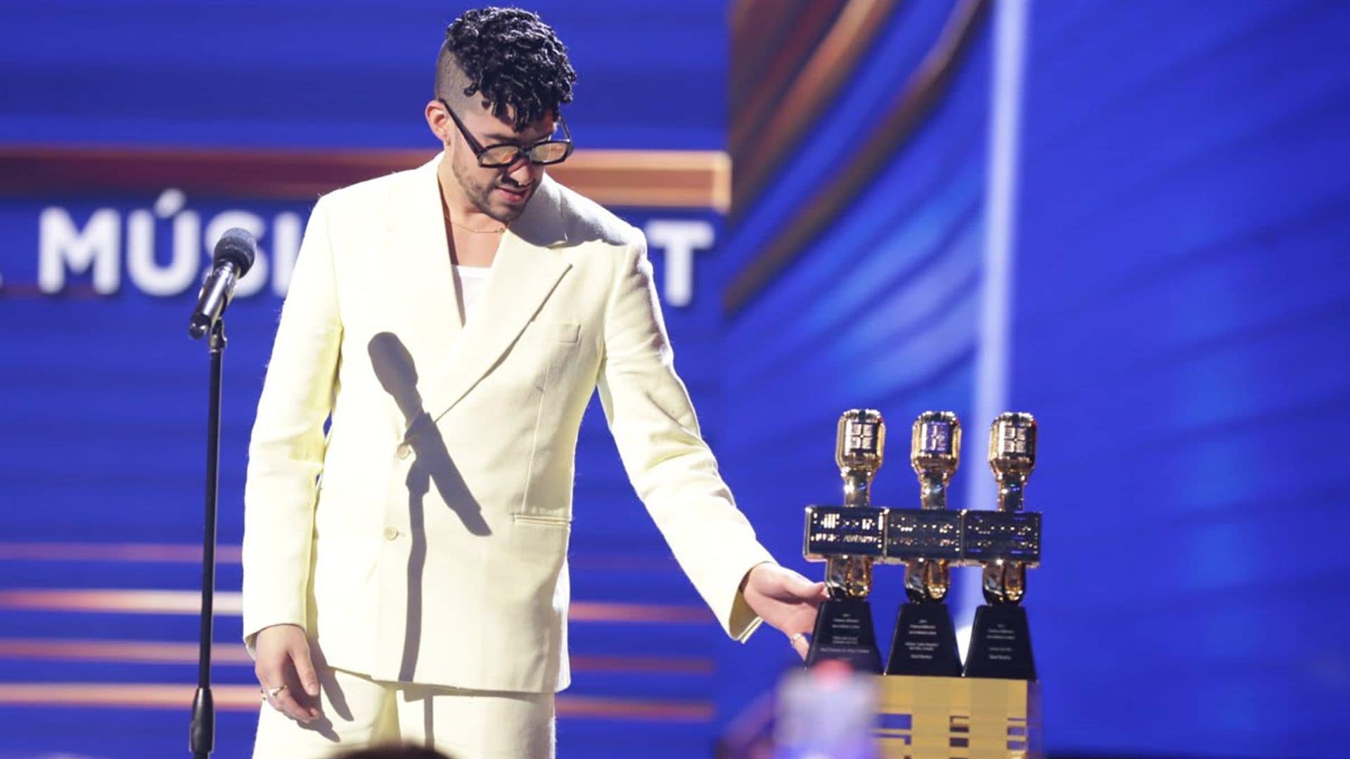Bad Bunny dominates Billboard Latin Music Awards with 10 trophies, makes red carpet debut with girlfriend Gabriela