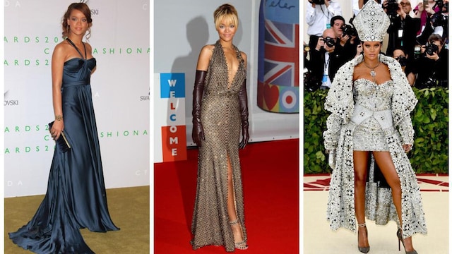 Rihanna rocks it on the red carpet