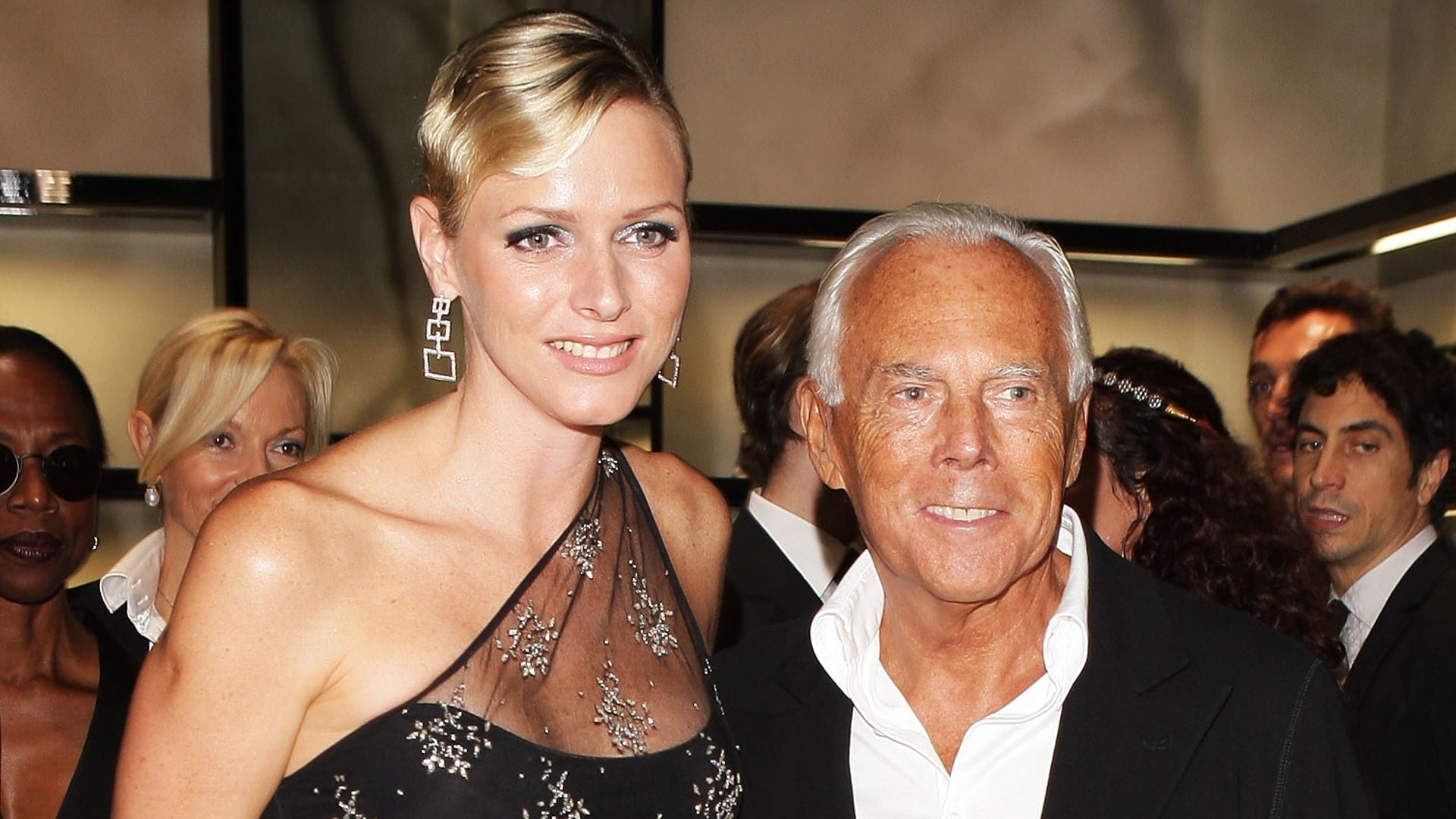 Princess Charlene and Giorgio Armani