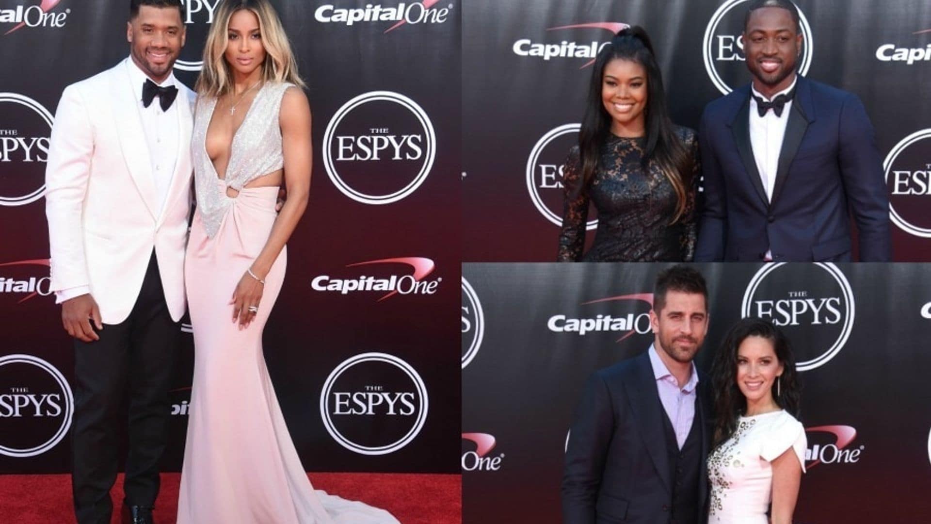 Ciara and Russell Wilson make debut as husband and wife as they join glam guests at the ESPYs