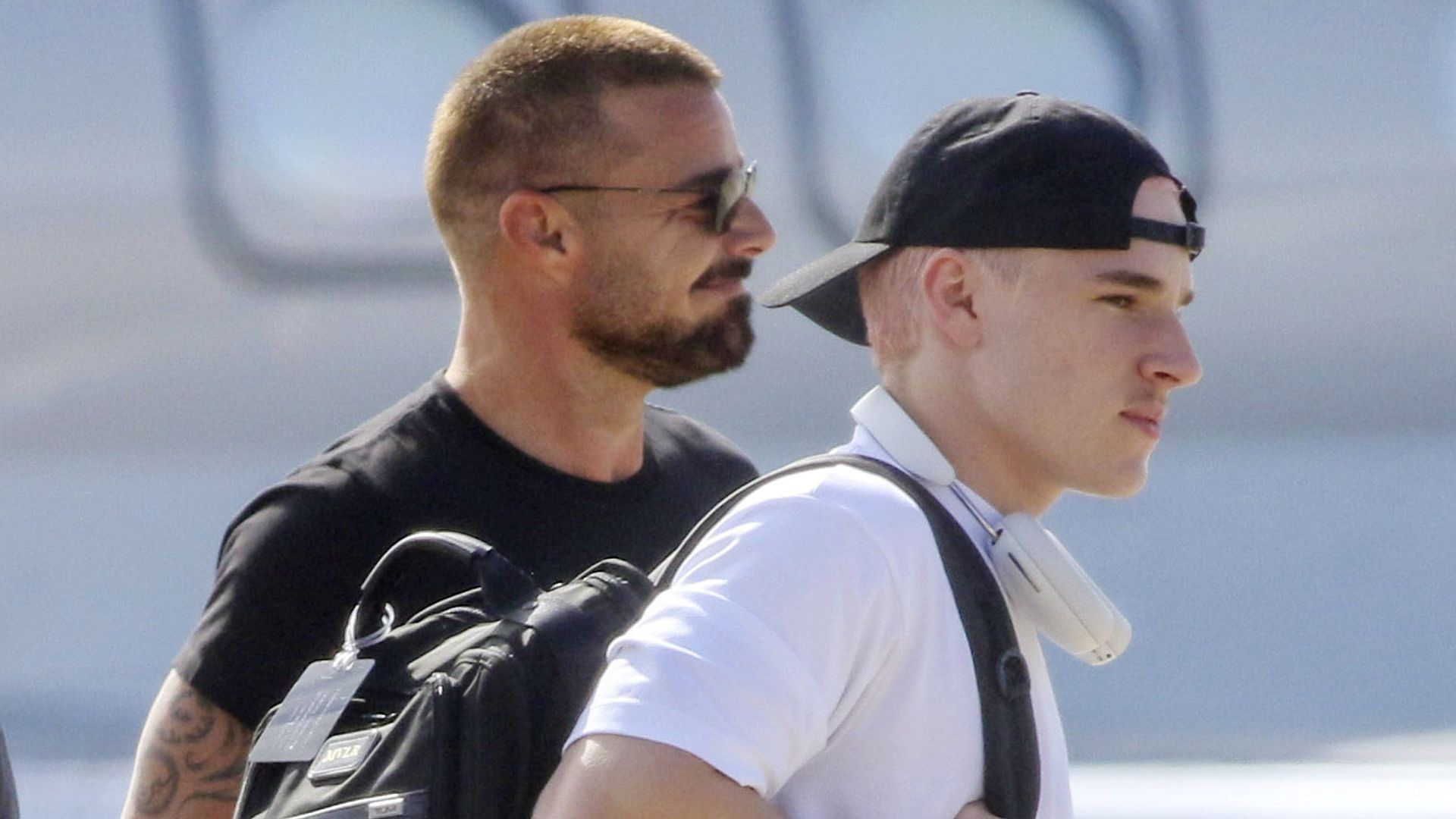 Ricky Martin’s sons look just like him as they arrive in Argentina ahead of his shows