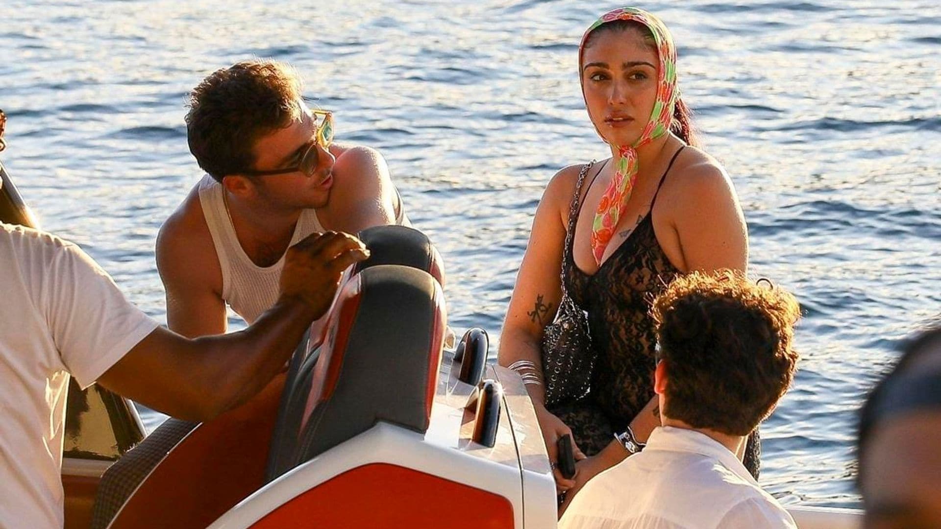 Madonna and her kids spotted in St. Barts during family vacation: Lourdes Leon and Rocco Ritchie
