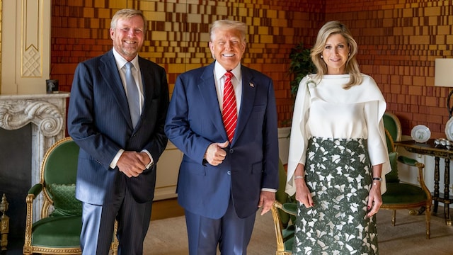 Queen Maxima, King Willem-Alexander, President Donald Trump