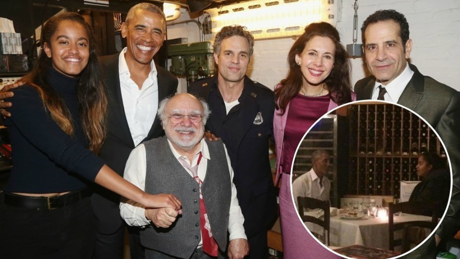 Barack Obama takes daughter Malia to dinner and a show in NYC