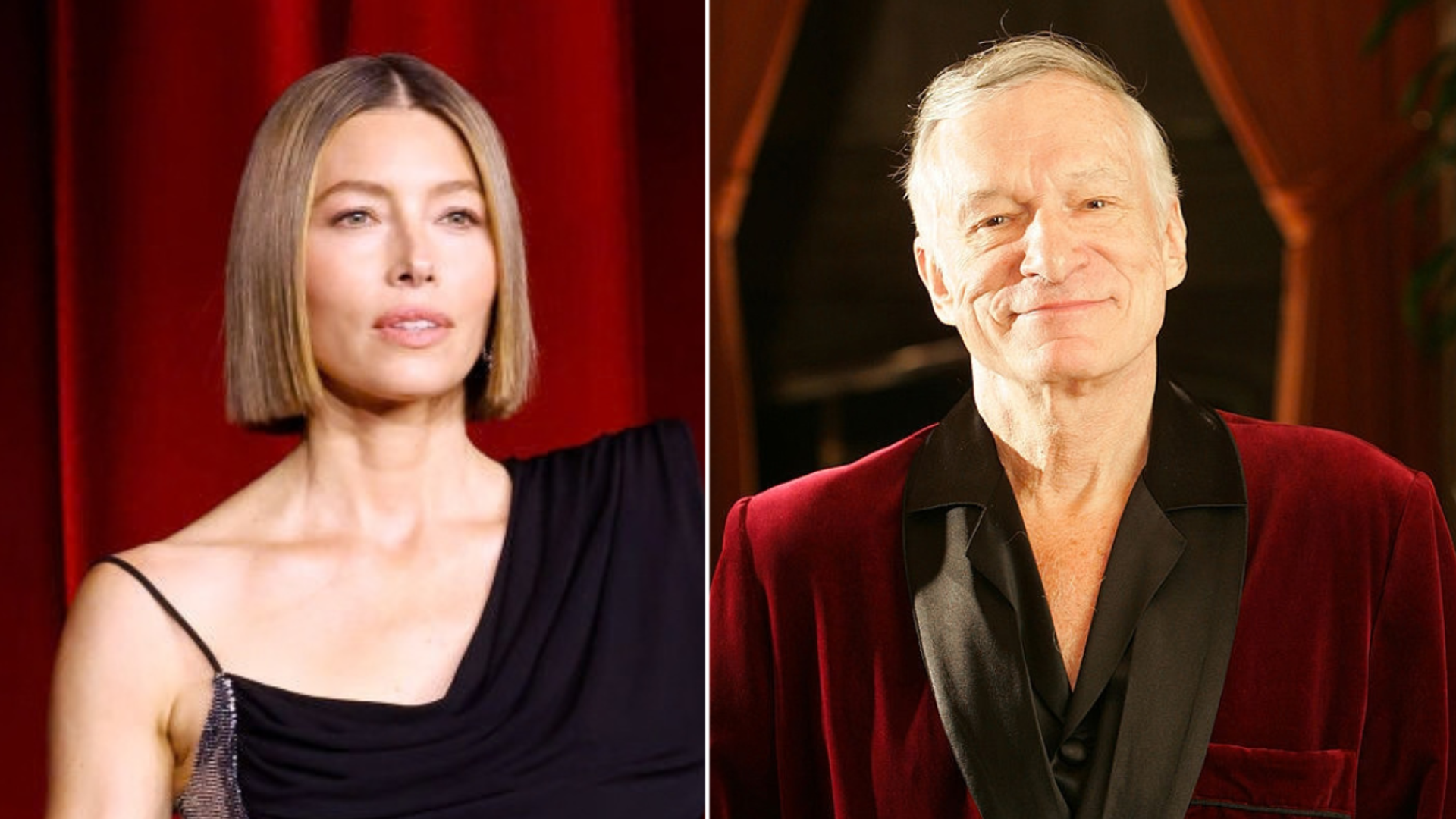 Jessica Biel Hugh Hefner