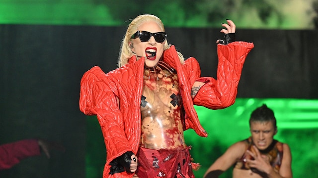 Lady Gaga performs on stage during The Chromatica Ball Summer Stadium Tour 