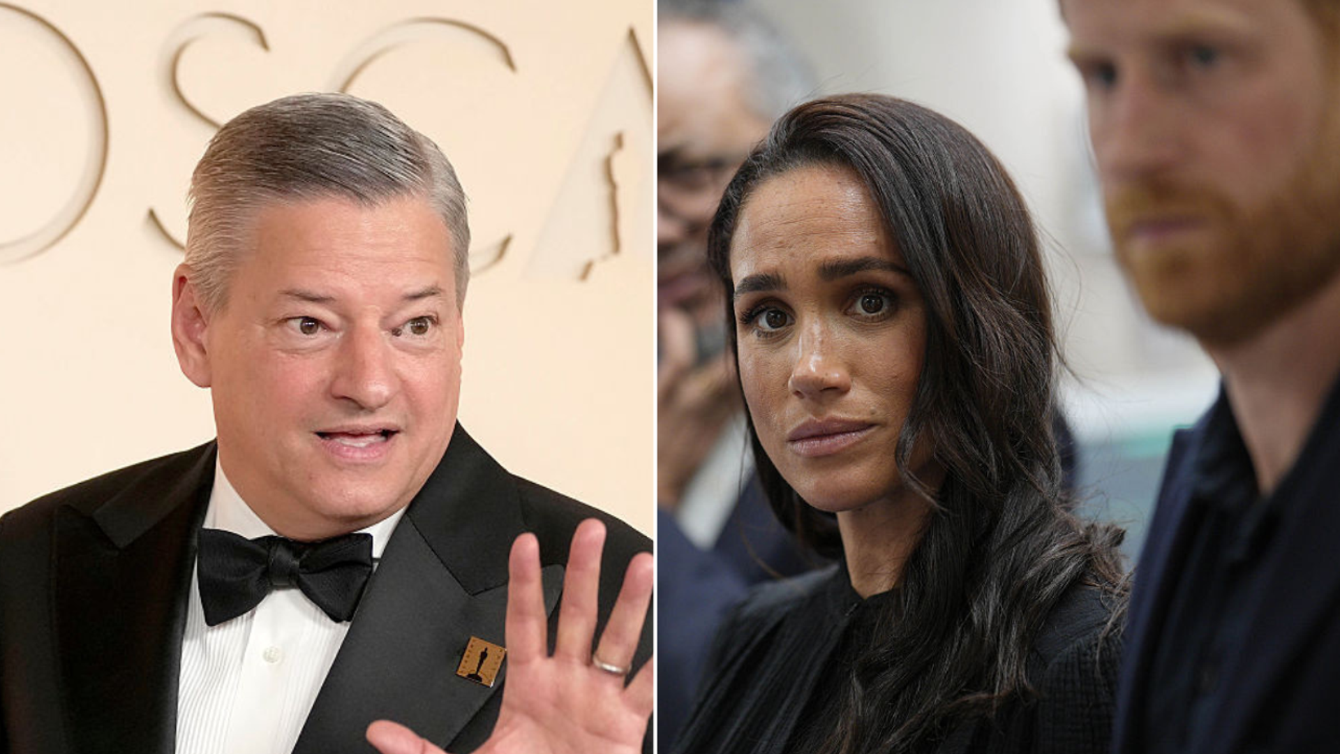 Ted Sarandos, Meghan Markle and Prince Harry