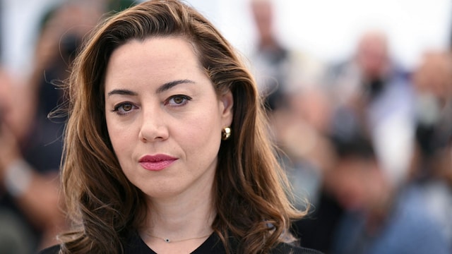Aubrey Plaza at the 78th edition of the Cannes Film Festival in Cannes, southern France, on May 24, 2025.