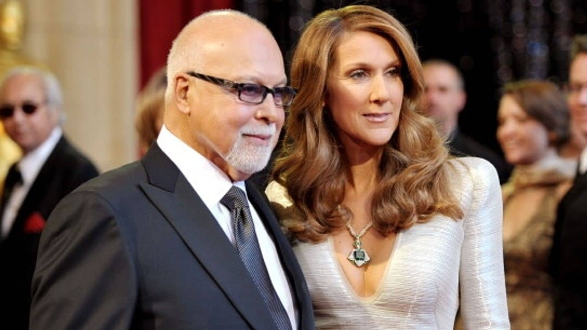 Celine Dion greets fans as they pay their respects at René Angélil's public viewing