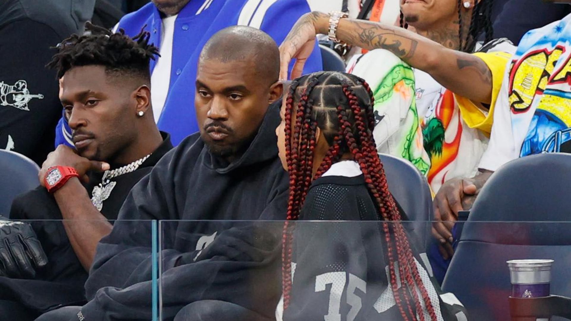 Kanye West takes North and Saint to Super Bowl 2022 after taking shots at Pete Davidson on Instagram