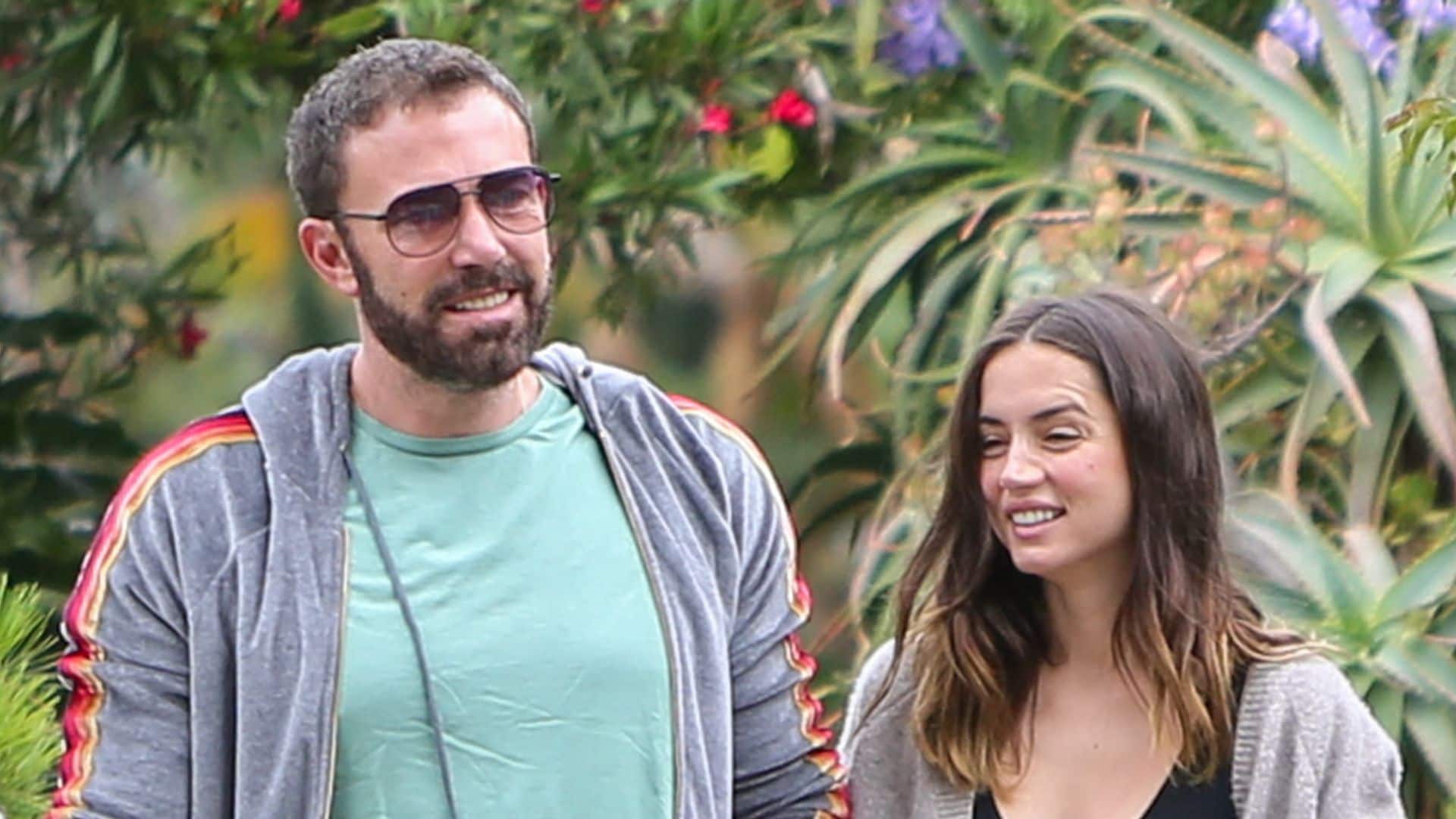 LOS ANGELES, CA - JULY 01: Ben Affleck and Ana de Armas are seen on July 01, 2020 in Los Angeles, California. (Photo by BG004/Bauer-Griffin/GC Images)