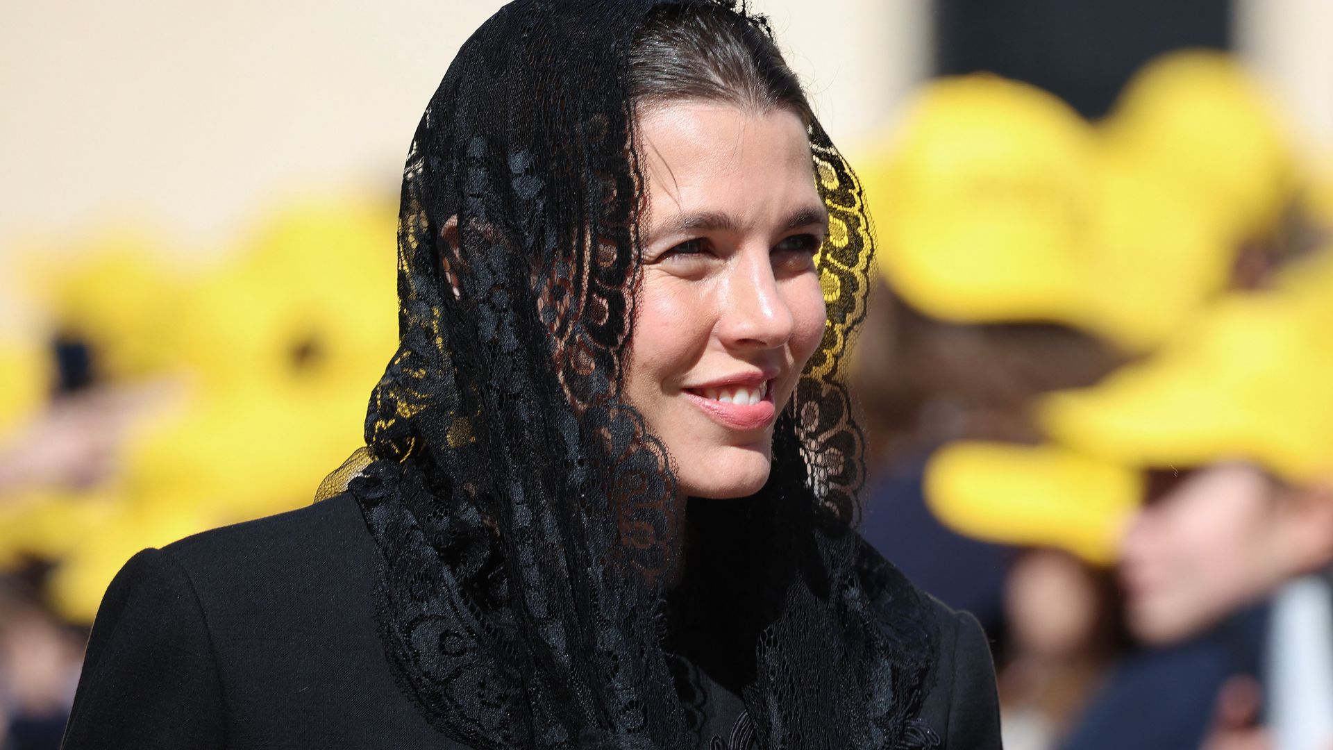 Princess Caroline and Charlotte Casiraghi honor Grace Kelly in elegant black looks during Pope Leo XIV’s Monaco visit