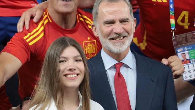 King Felipe and daughter Infanta Sofia