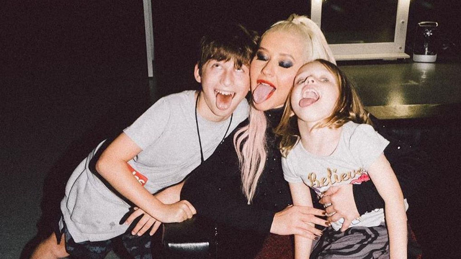Christina Aguilera gives an inside look at her ‘blended family’ life in new photo with ex-husband