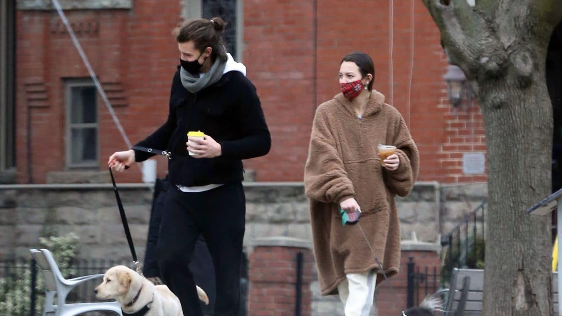 Shawn Mendes dressed in sweats while walking his adorable new puppy, Tarzan