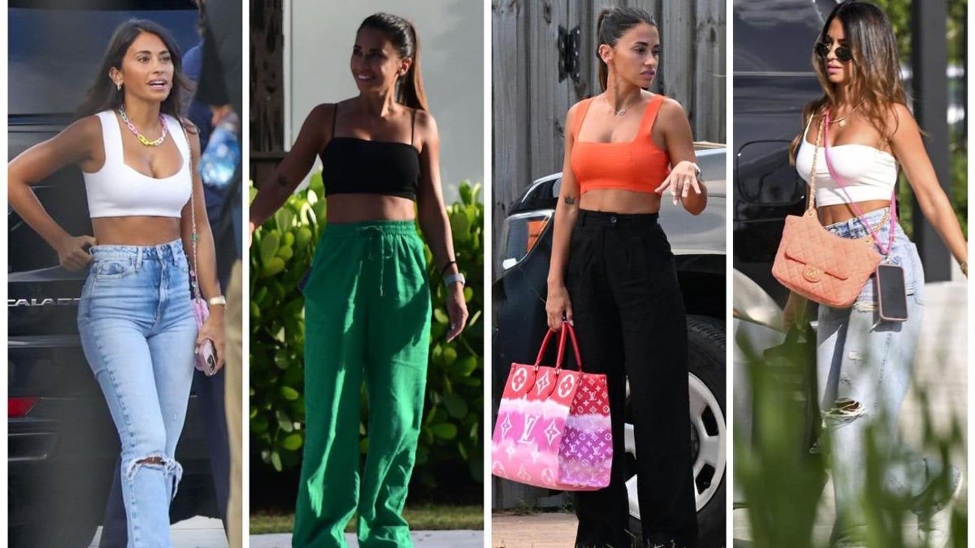 A complete guide on how to master the crop top look like Antonela Roccuzzo