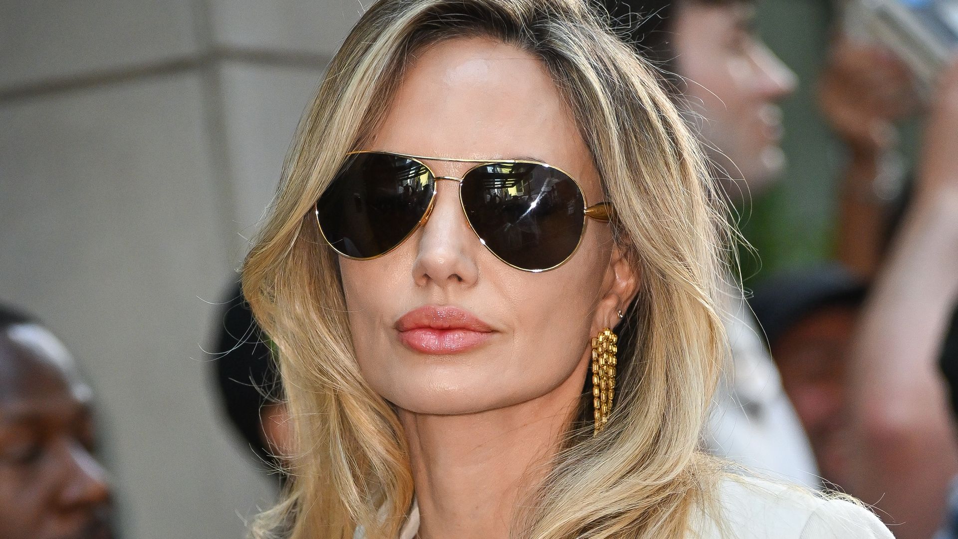 Angelina Jolie is discussing her most recent film, 'Couture', and the personal relationship she shares with her character
