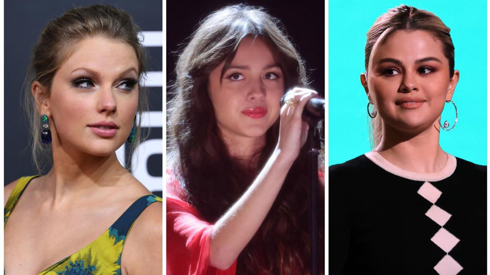 Olivia Rodrigo says she is thankful to have support from Taylor Swift and Selena Gomez