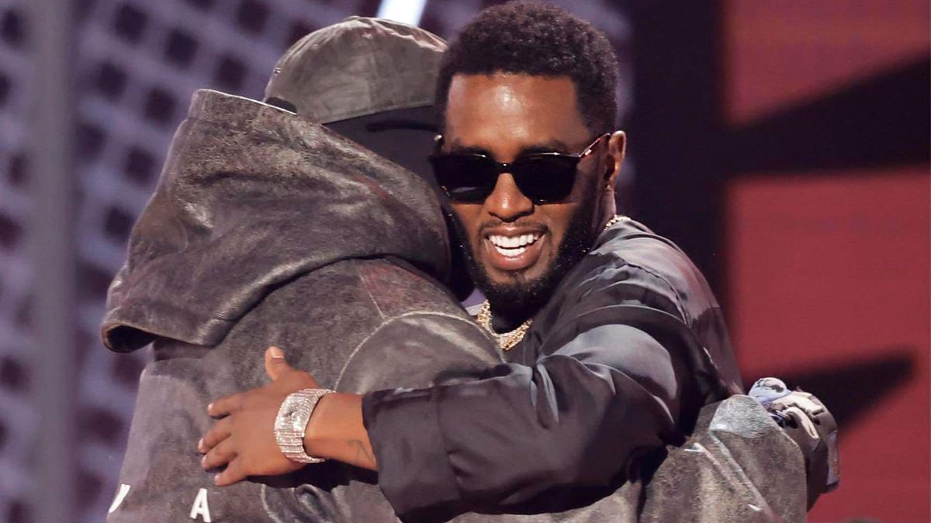 Kanye West honors Sean Combs and jokes about Kim Kardashian during the 2022 BET Awards
