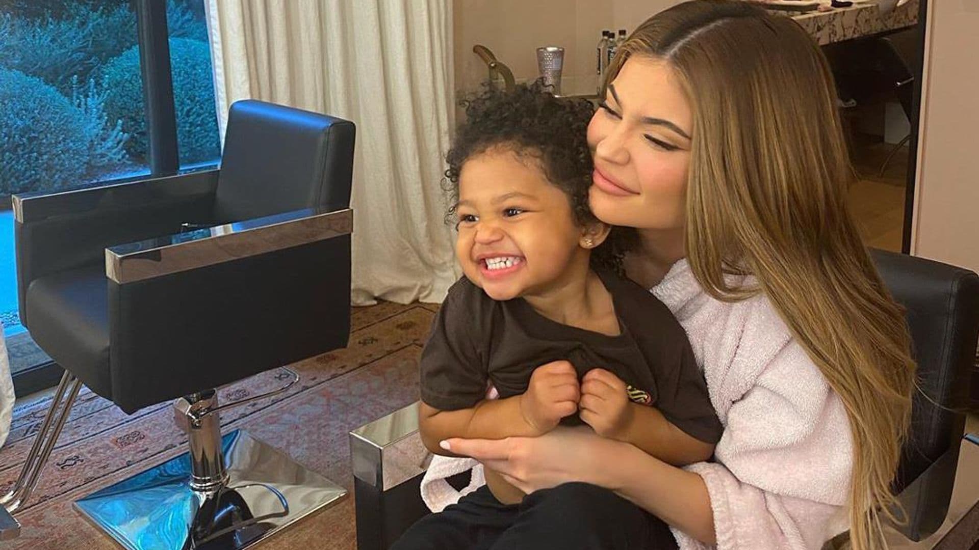 Kylie Jenner’s daughter Stormi is her twin in sweet throwback picture