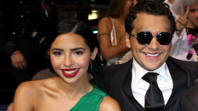 Angela Aguilar and Christian Nodal at the 25th Latin GRAMMY Awards
