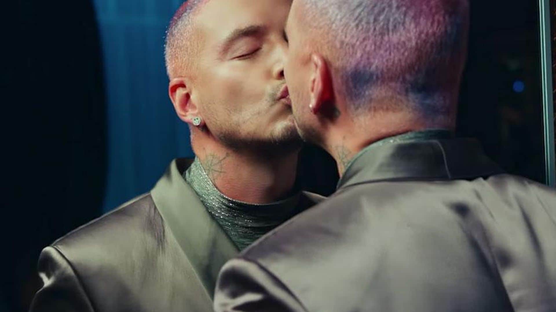 J Balvin makes out with his reflection in video for his first collaboration with Maluma ‘Que Pena’