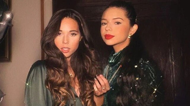 Angela Aguilar and her older sister 